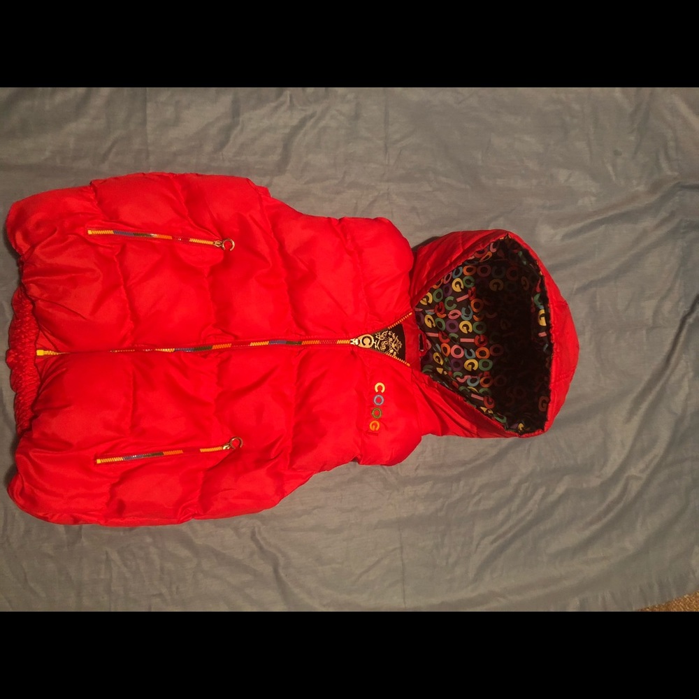 Coogi Puffer like zip up vest great colors